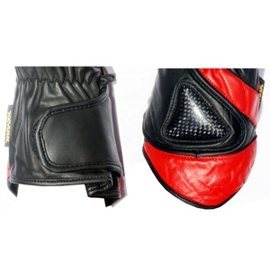 Guantes de Motocicleta Transpirables 3D Deportivos con Protección Completa en los Nudillos, Pantalla Táctil, Personalizados para Hombre, de Verano, de Cuero PU con Cierre de Velcro - Product Image 6