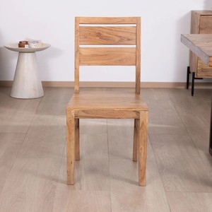 Vandana Urban Living Set of 2 <b>dining</b> <b>chairs</b> in solid acacia Conoa - Product Image 6