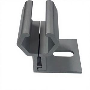 Abrazadera Central para Panel Solar de Aluminio – Abrazadera Central Ajustable para Sistemas de Montaje Fotovoltaico - Product Image 1