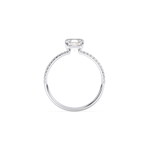 Bague solitaire en moissanite certifiée GRA personnalisée REYES en argent sterling 925, cadeau de fiançailles, cadeau de mariage, bijoux fins pour femmes - Product Image 6