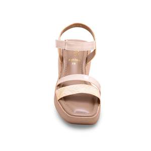 Sandalias formal de tacón beige PU0260 - Product Image 1