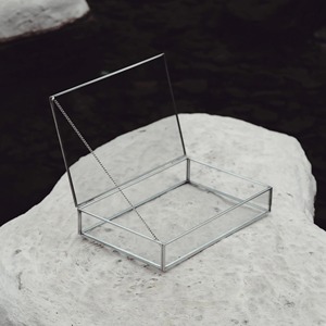 Caja Organizadora de Joyería de Vidrio Transparente con Acabado Negro Antiguo, Accesorios para el Hogar, Caja de Almacenamiento de Vidrio Personalizada - Product Image 2