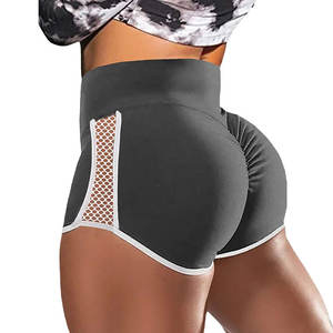 Shorts Deportivos de Cintura Alta para Mujer, Transpirables, con Lazo y Remaches, para Correr, Gimnasio y Entrenamiento - Product Image 2