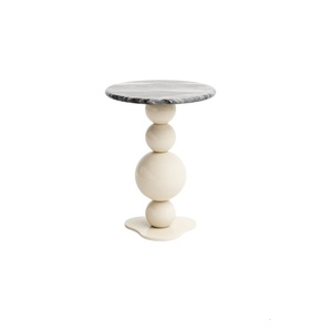 Mesa de Cóctel de Aluminio de Alta Calidad en Dos Tamaños, Mueble de Primera Calidad, Mesa Auxiliar Metálica para el Hogar, Hotel, Vino y Bebidas, en Latón - Product Image 4