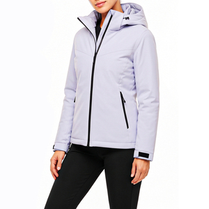 Chaqueta de Esquí Impermeable para Mujer, con Capucha, Aislante, Cortavientos, con Cierre y Logotipo Personalizado, Venta al Por Mayor OEM - Product Image 1