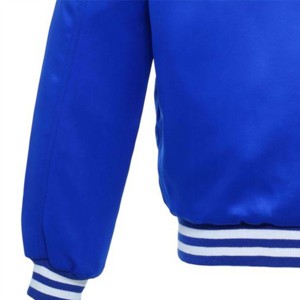 High-Quality Casual Men's Satin Varsity <b>Jacket</b> - Comfortable, Stylish, and Ideal for Everyday Wear Men's <b>Jacket</b> - Product Image 1
