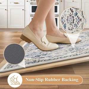 Set di Tappeti Anti-Fatica per Cucina, 2 Tappetini Imbottiti Impermeabili con Funzione Antiscivolo e Comfort per Stare in Piedi - Product Image 4