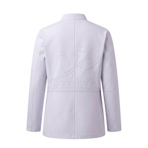 Short <b>Doctor</b> Lab <b>Coat</b> Clinical Workwear Medical Uniform Lightweight Design Custom Logo Factory Wholesale Manufacturer - Product Image 3
