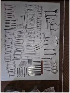 MEDIVA ESSENCE 197PCS Juego de Instrumentos Quirúrgicos Manuales para Laparotomía Abdominal, Acero Inoxidable Alemán, Antioxidante y Pasivado - Product Image 2