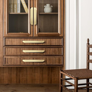 Tiradores de latón para cajones y gabinetes, estilo retro tradicional, con distancia entre orificios, para armarios de cocina, baño y cómodas - Product Image 6