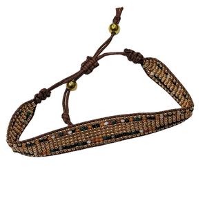 Classic Gold Ivory Ball Pattern Beaded <b>Bracelets</b> Religious Wedding Party Anniversary Gift Fashion Seed Beads <b>Adjustable</b> <b>Bracelet</b> - Product Image 1