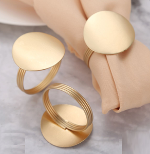Handmade Antique Metal Napkin Ring Supplier Lightweight New Design <b>Bow</b> Shape Brown Napkin Ring Manufacturer Exporter Napkin Ring - Product Image 4