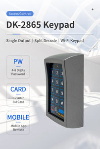 DK-2865 (P0) Listo para Enviar, Teclado de Control de Acceso Independiente con Retroiluminación LED de 12 VCC y Salida Única - Product Image 2