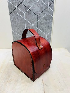 OLD WORLD TREASURE HANDICRAFTS Modern Brass <b>Desk</b> <b>Clock</b> with Leather Case & Wooden Stand Handmade and Portable - Product Image 6