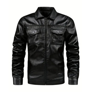 Premium <b>Men</b> <b>Leather</b> Bomber <b>Jacket</b> Soft Genuine <b>Leather</b> Flight Style <b>Jacket</b> With Front Rib And Classic Modern Fit - Product Image 1