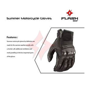 Guantes de Motociclismo de Verano de Alta Calidad con Logotipo Personalizado y Pantalones Cortos de Protección, Guantes de Motociclismo de Alta Calidad - Product Image 5