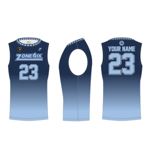 Uniforme de Fútbol Americano 7v7 sin Mangas con Capucha para Jóvenes, Sublimado a Todo Color, Logotipo y Número Personalizados, Transpirable, Fabricante OEM - Product Image 1