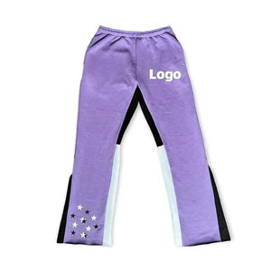 Custom Logo Printed Plus Size <b>Stacked</b> Winter Heavyweight Breathable Acid Wash Fleece Graphic Embroidered Flared <b>Joggers</b> Skinny - Product Image 5