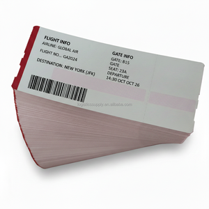 Etiquetas Térmicas Directas OEM de Alta Sensibilidad, Sin Atascos, para Tarjetas de Embarque y Boletos de Tránsito, Cumplen con el Estándar IATA para Aerolíneas - Product Image 3