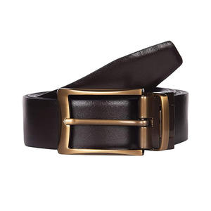 Cinturón de Cuero Genuino de Vaca de Alta Calidad al por Mayor, Diseño Personalizado para Hombre, Estilo Casual, Hebilla de Acero, Accesorio de Moda Transpirable - Product Image 1