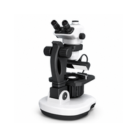 Novel Industries Gemological Binocular Microscope NV-108 | LED Illumination 2K Camera LCD Display Manual Focus Automatic IP53