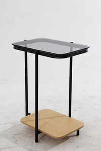 Luxury Modern <b>Extendable</b> Coffee <b>Table</b> Living Room Sofa Side <b>Table</b> White Metal White Base - Product Image 2