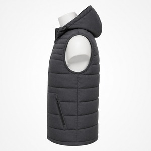 Chaleco Acolchado Impermeable para Hombre, Brillante, Sin Mangas, Chaqueta de Invierno, Transpirable, Ligera, con Logotipo Personalizado OEM 2026 - Product Image 5