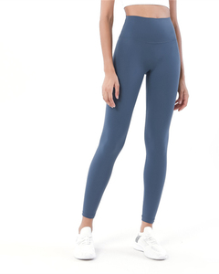 Leggings de sport taille haute sans couture pour femmes, vente en gros, pantalons de yoga unis en spandex pour femmes, leggings de sport taille haute - Product Image 3