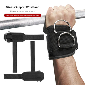 Eco-friendly Anti-Slip High Quality Wrist Straps Weightlifting Deadlifting Gym Lifting D <b>Rings</b> Weight Lifting Wrist Wraps - Product Image 4