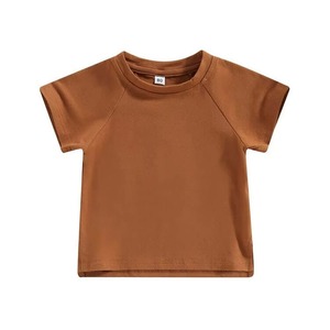 Camiseta de Manga Corta con Cuello Redondo y Estampado Gráfico para Niños, Tela de Algodón Peinado de 160g, Suave y Transpirable, Cómoda para Uso Diario Informal - Product Image 4