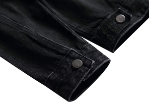 Veste en jean en coton élégante pour homme, haute qualité, personnalisable, vente en gros, vêtement décontracté pour l'hiver - Product Image 2