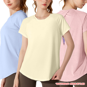 T-shirt décontracté pour femmes, design imprimé, manches courtes, tissu respirant, doux et confortable, tee-shirt tendance pour femmes, à porter au quotidien - Product Image 1
