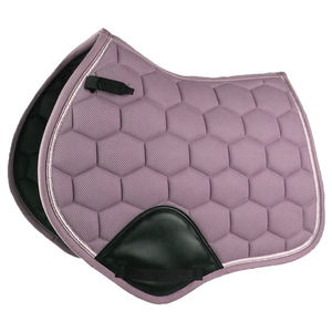 Tapis de selle personnalisé en soie satinée respirant, équipement d'équitation pour tapis de selle en mousse satinée OEM - Product Image 5