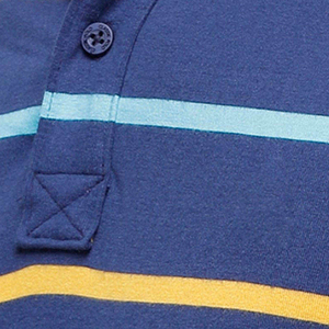 เสื้อโปโลผู้ชายลายทาง ดีไซน์ใหม่ ขายดี รับทำโลโก้ สีพื้น ระบายอากาศได้ดี ทรงปกติ - Product Image 6