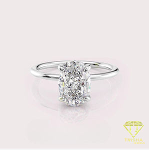 Unique Design Moissanite Engagement <b>Ring</b> for Women Bridal Wear Wedding Proposal and Romantic Present Available For Sale - Product Image 5
