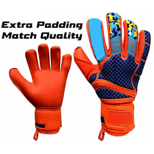 Goalkeeper <b>Gloves</b> Strong 2025 Soccer Goalkeeper <b>Gloves</b> <b>With</b> Embossed Palm 3D Rubber <b>Gloves</b> Goalkeeper - Product Image 3