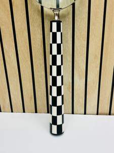 Lupa de 4'' Estilo Vintage con Mango de Resina a Cuadros |   Lente de Lectura e Inspección Portátil - Product Image 4