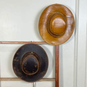 Chapeau de cowboy western robuste en cuir de vachette pleine fleur, durable, élégant et parfait pour les aventures en plein air, look western, chapeaux pour hommes et femmes - Product Image 5