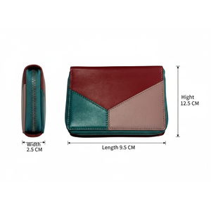 Cartera de Cuero Vacuno Multicolor Premium para Mujer, Diseño Práctico para Uso Diario con Acabado Duradero - WI 069 - Product Image 3