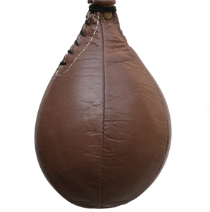 Speed Bag for <b>Boxing</b> Cow Hide leather Speed Ball with Hanging Swivel MMA Training Punching Bags - Product Image 2