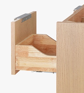 Mueble de Baño Lydia de 36 Pulgadas Hecho a Medida, Solo Mueble con Lavabo Individual, Roble Natural, Fabricante OEM de Vietnam - Product Image 6