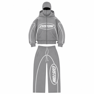 Ensemble de survêtements oversize pour hommes, style streetwear boxy, pour les détaillants de mode américains - Product Image 4