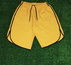 Pantalones Cortos de Baloncesto de Lana para Hombre, Diseño de Paneles Separados, Transpirables, para Entrenamiento Atlético, Cierre con Cordón Antiarrugas, OEM ODM - Product Image 4