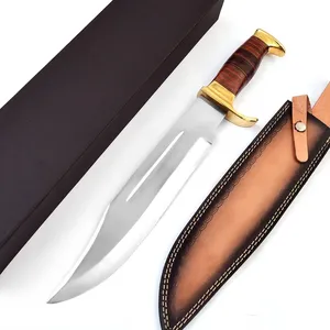Cuchillo Bowie de Acero de Alta Calidad, Nuevo y a la Moda, para Camping y Caza, Mango Personalizable, Cuchillos Bowie OEM en Venta - Product Image 2