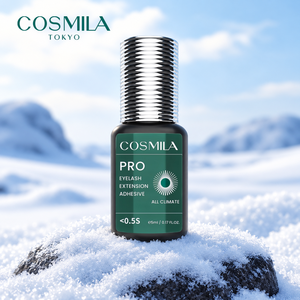 กาวต่อขนตา COSMILA Individual Lash Extension Glue Pro <0.5 วินาที ติดทนนาน 8 สัปดาห์ จากญี่ปุ่น สำหรับทุกระดับความชื้น แห้งเร็ว สีดำ - Product Image 1