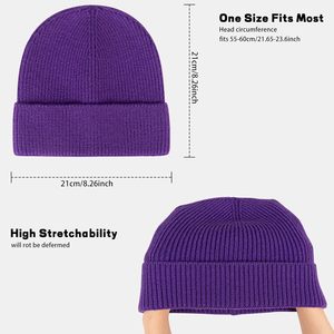 Gorros de lana tejidos personalizados al por mayor de alta calidad, gorros cálidos de invierno para hombres y mujeres con patrón de personajes para la playa y entornos de negocios. - Product Image 4