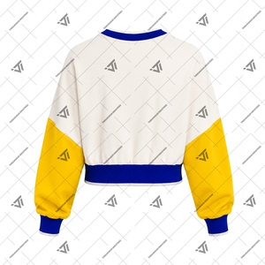 Sudadera Corta Bordada con Bloques de Color 1922 para Mujer, Ropa de la Hermandad Griega Sigma Gamma Rho, Venta al Por Mayor - Product Image 2