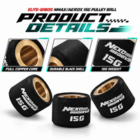 ORIGINAL MOKOTO ELITE-12805 NMAX/AEROX NEXO DRIVE PULLEY BALL 3PCS FLY BALL 15G pour moto NMAX/AEROX