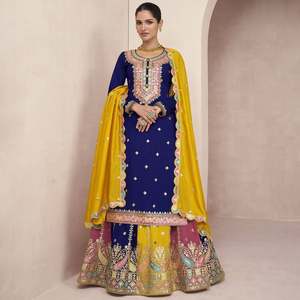 Women's Designer Sets Party Wear Top Lehenga Dupatta - Product Image 2