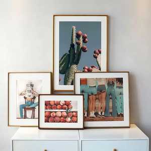 Rounded Corner Solid Wood Photo <b>Frame</b>, White Ash, Teak or <b>Black</b> Walnut <b>Picture</b> <b>Frame</b>, Tabletop or Wall Display, - Product Image 1